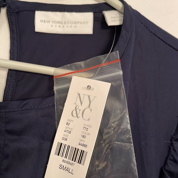 Navy Blue NY&CO Dress – Size Small (S) - Picture 6 of 9